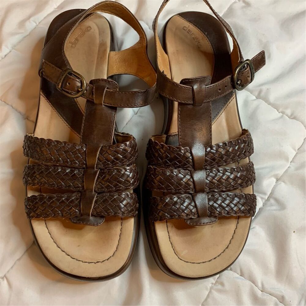 Dansko Brown Leather Sandals